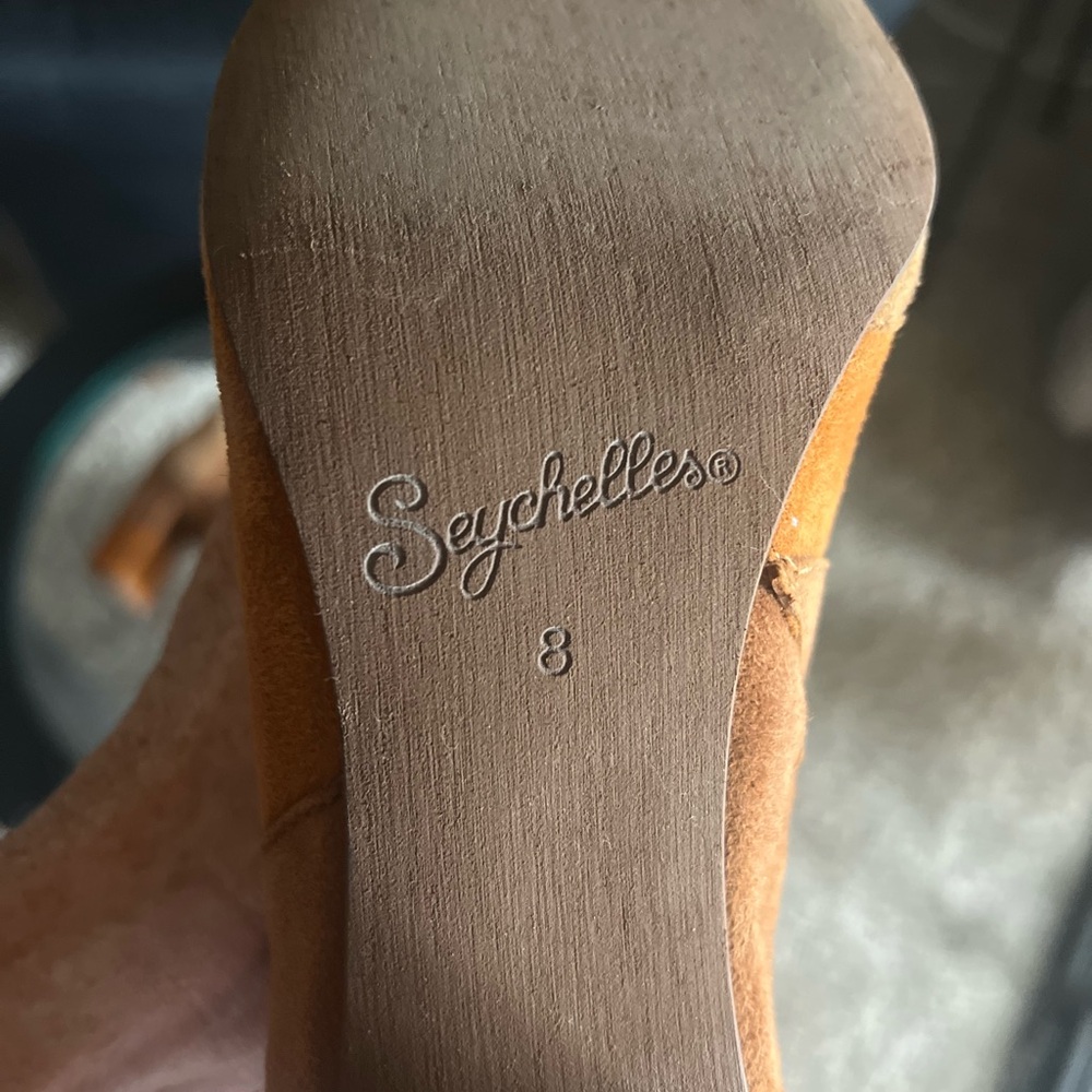 Patchwork Suede Seychelles Ankle Boots - Brown An… - image 8